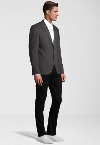 Coupe slim Veste de costume Steffen Klein en gris : devant