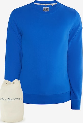 DreiMaster Maritim Sweatshirt in Blauw: voorkant
