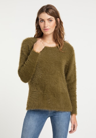 usha FESTIVAL Sweater in Green: front