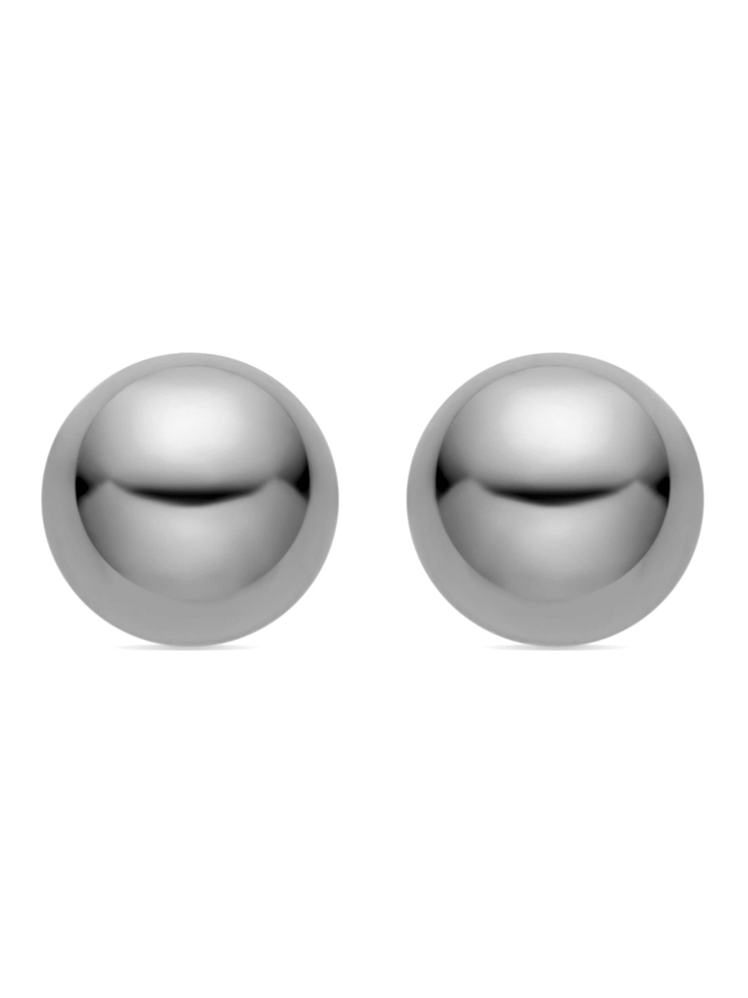 Luxenter Ohrringe 'Gnis'‌‌‌‌‌‌ in Silber: Vorderseite