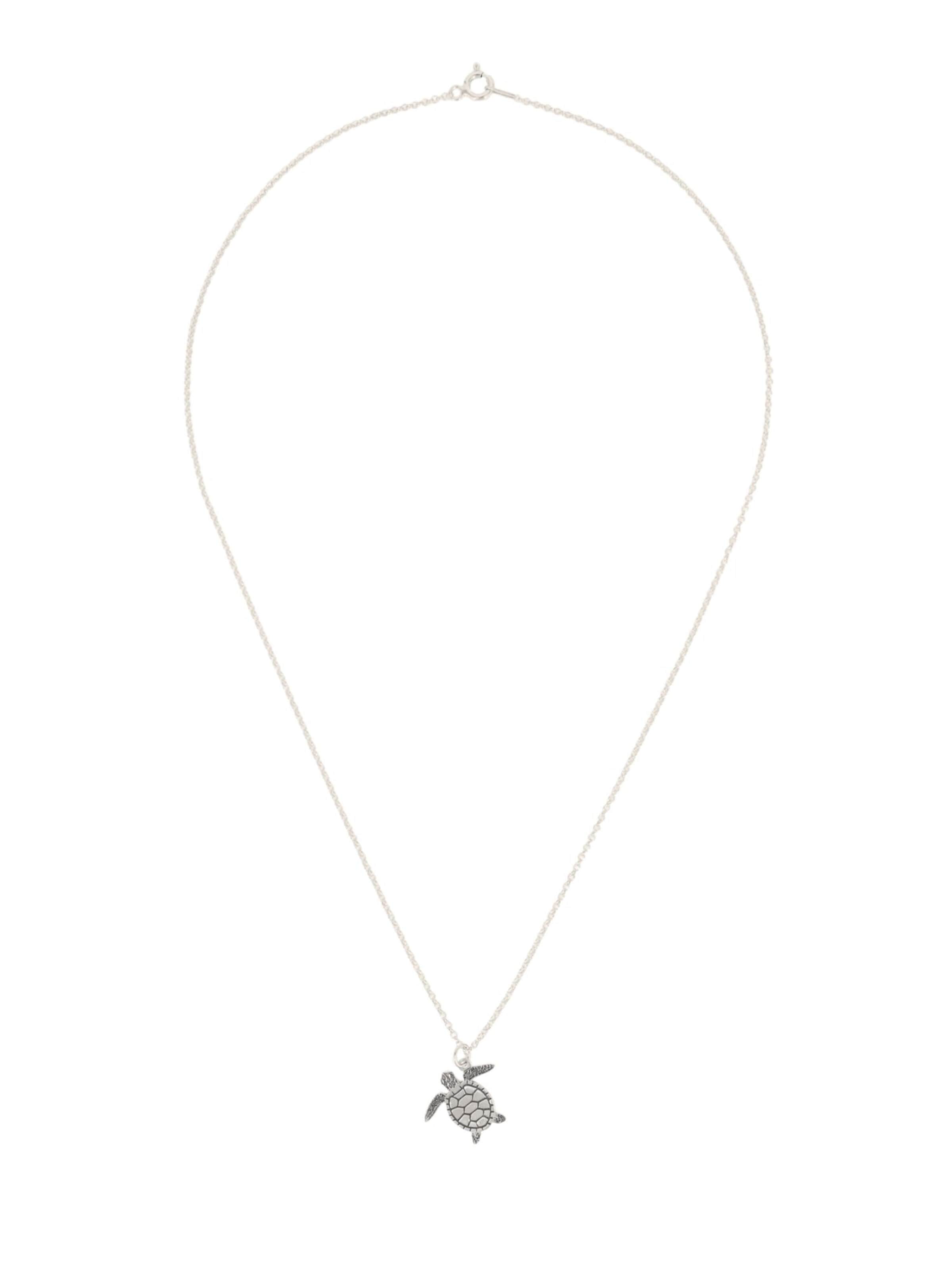 Chaîne 'Schildkröte - Sterling Silber' Fräulein Wunder en argent : devant