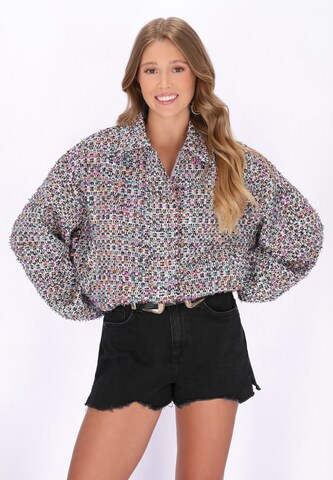 IZIA - Chaqueta de entretiempo en Mezcla de colores: frente