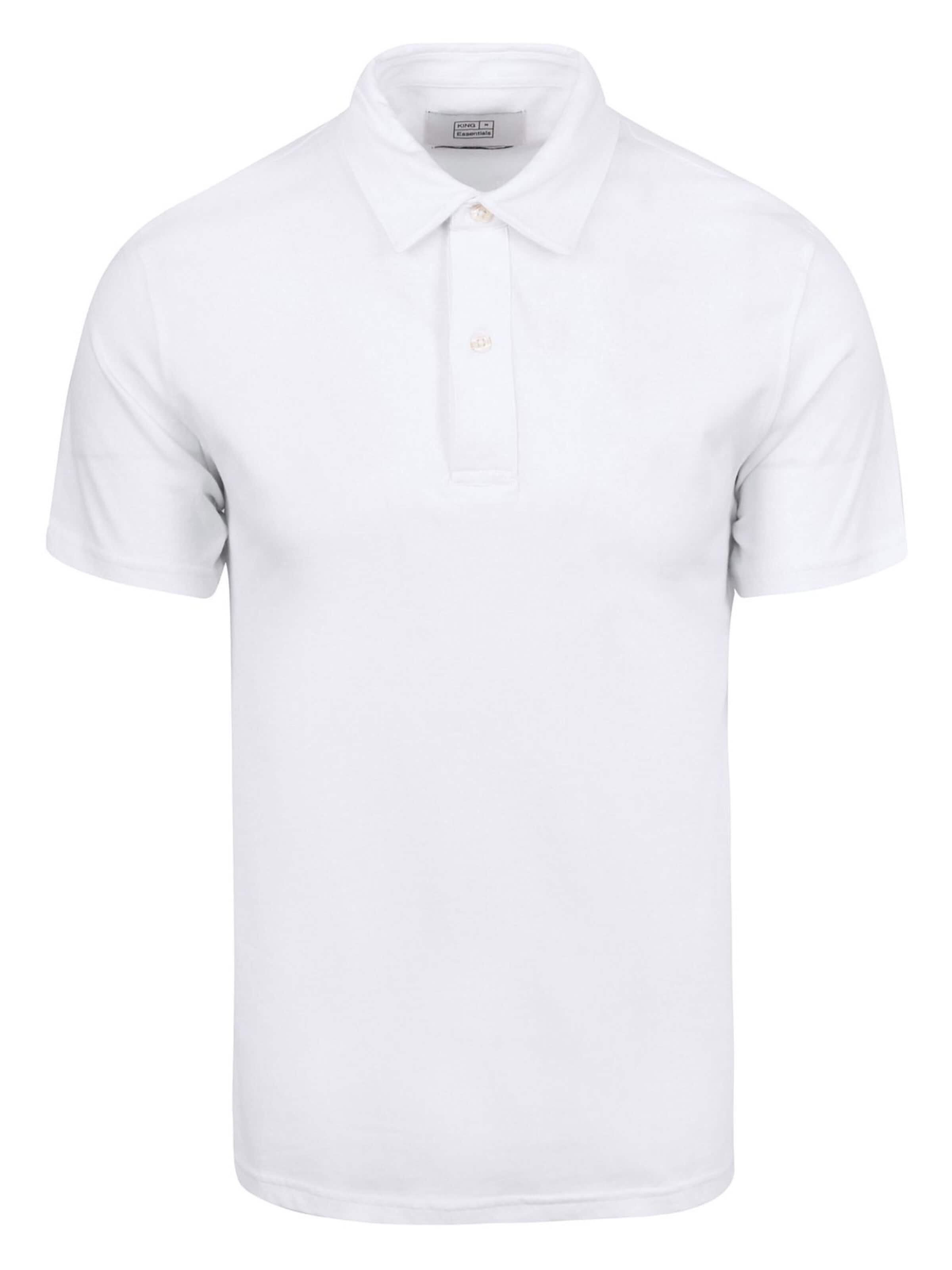 KING Essentials Shirt 'The James' in White: front
