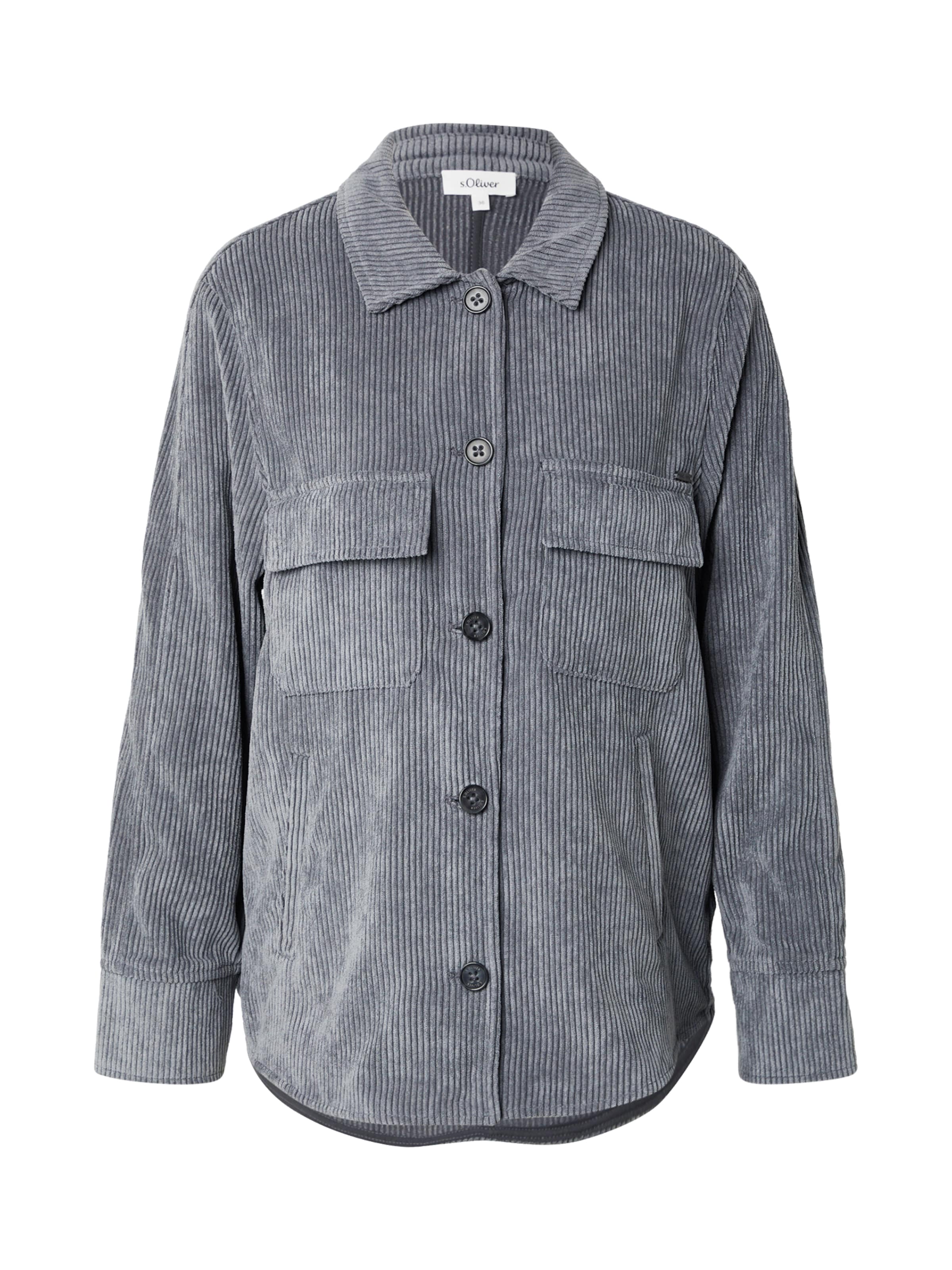 s.Oliver Φθινοπωρινό και ανοιξιάτικο μπουφάν σε γκρι: μπροστά