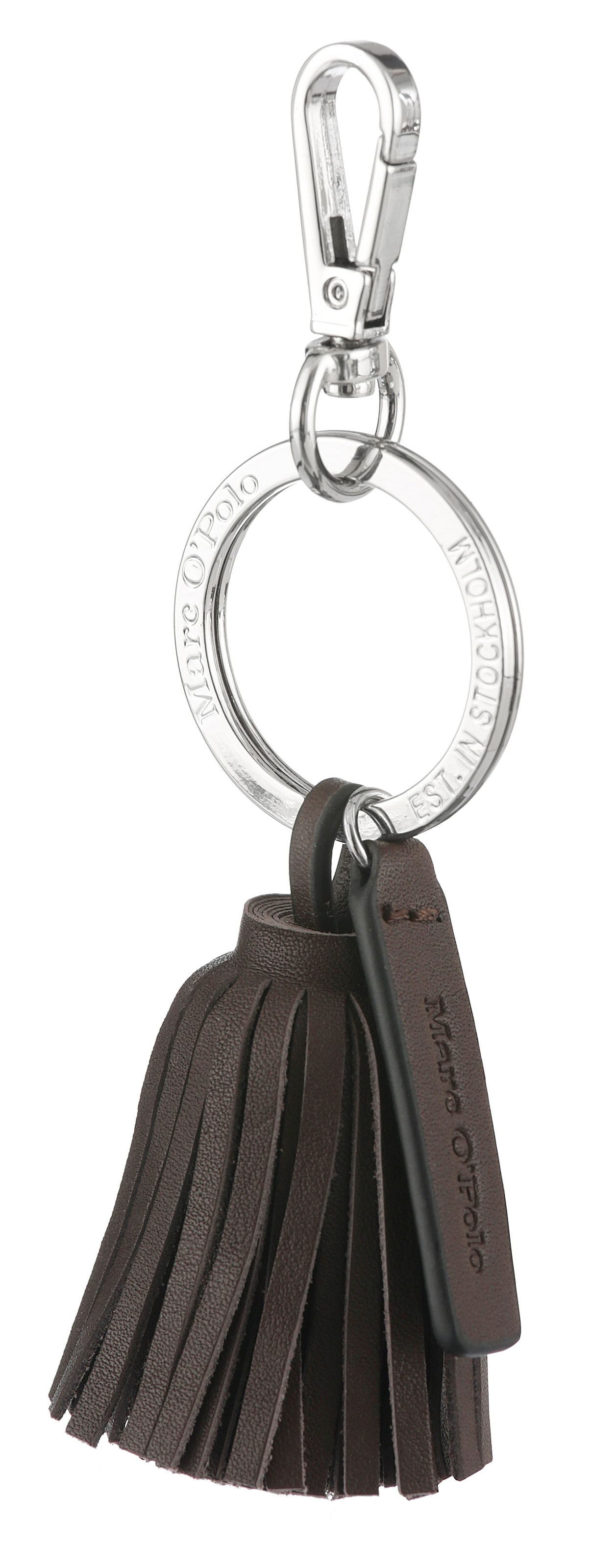 Marc O'Polo Accessories Key Ring in Dark brown / Silver, Item view