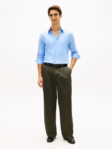 TOMMY HILFIGER Regular fit Риза 'FLEX' в синьо