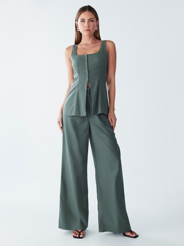 BWLDR Loose fit Trousers 'AMARE' in Green