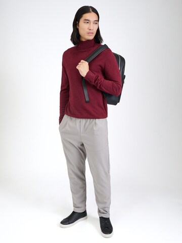 SELECTED HOMME Средняя посадка Свитер 'SLHBerg' в Красный