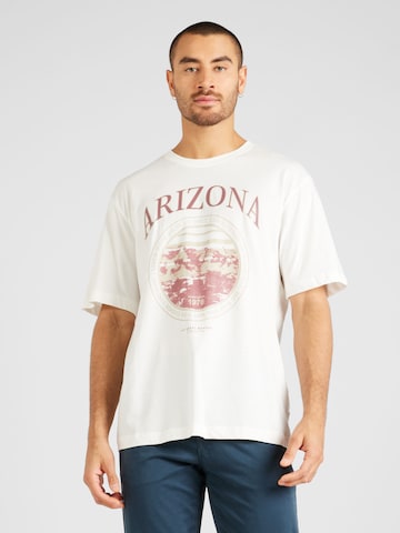 Only & Sons - Camiseta 'FALL' en blanco: frente