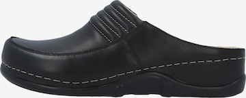 BERKEMANN Clogs 'Victoria' in Zwart: voorkant