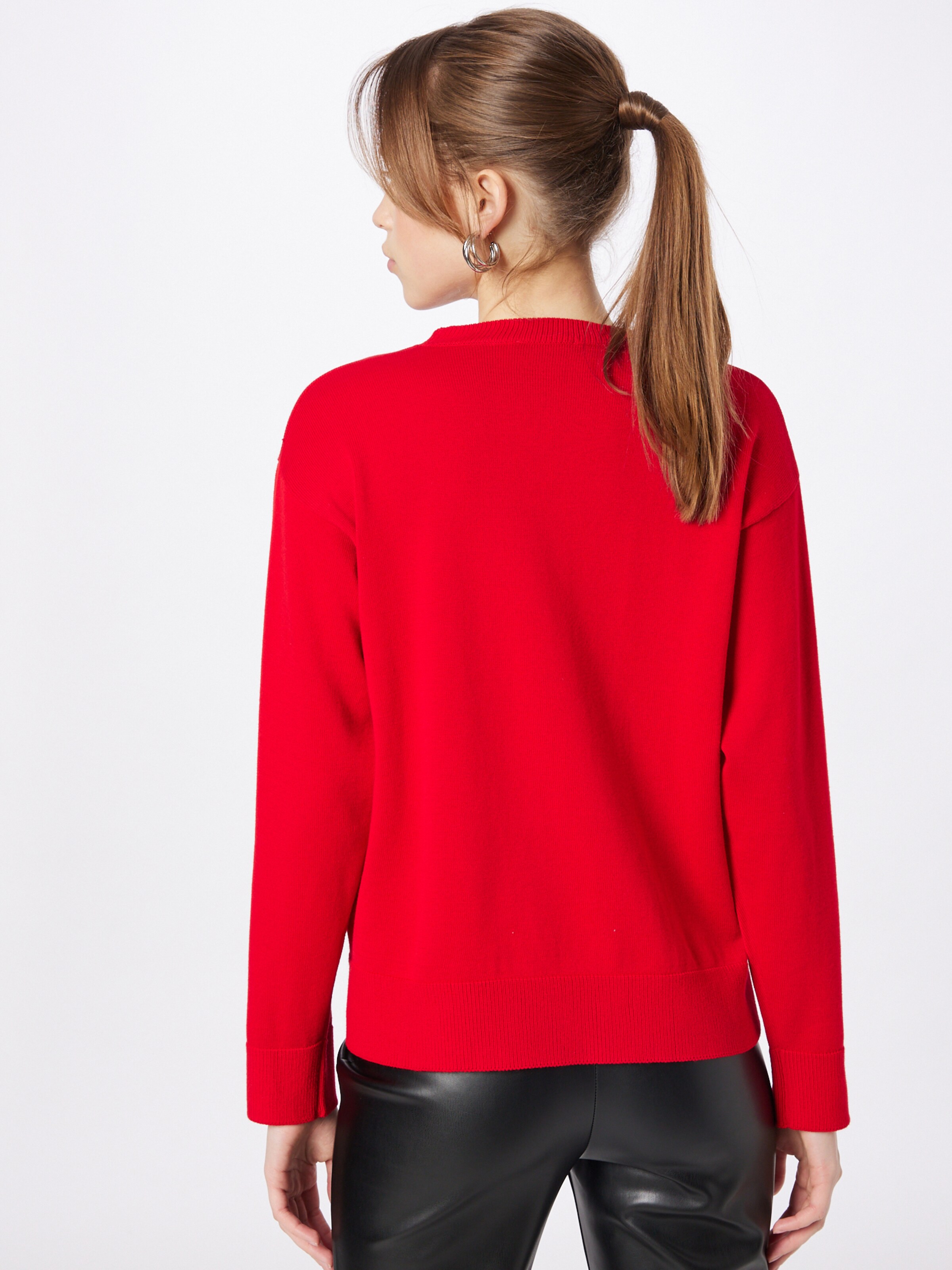 Frauen Pullover & Strick UNITED COLORS OF BENETTON Pullover in Rot - RU77977