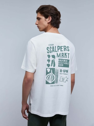 Scalpers Μπλουζάκι σε λευκό