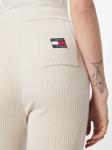 Tommy Jeans Flared Pants in Beige
