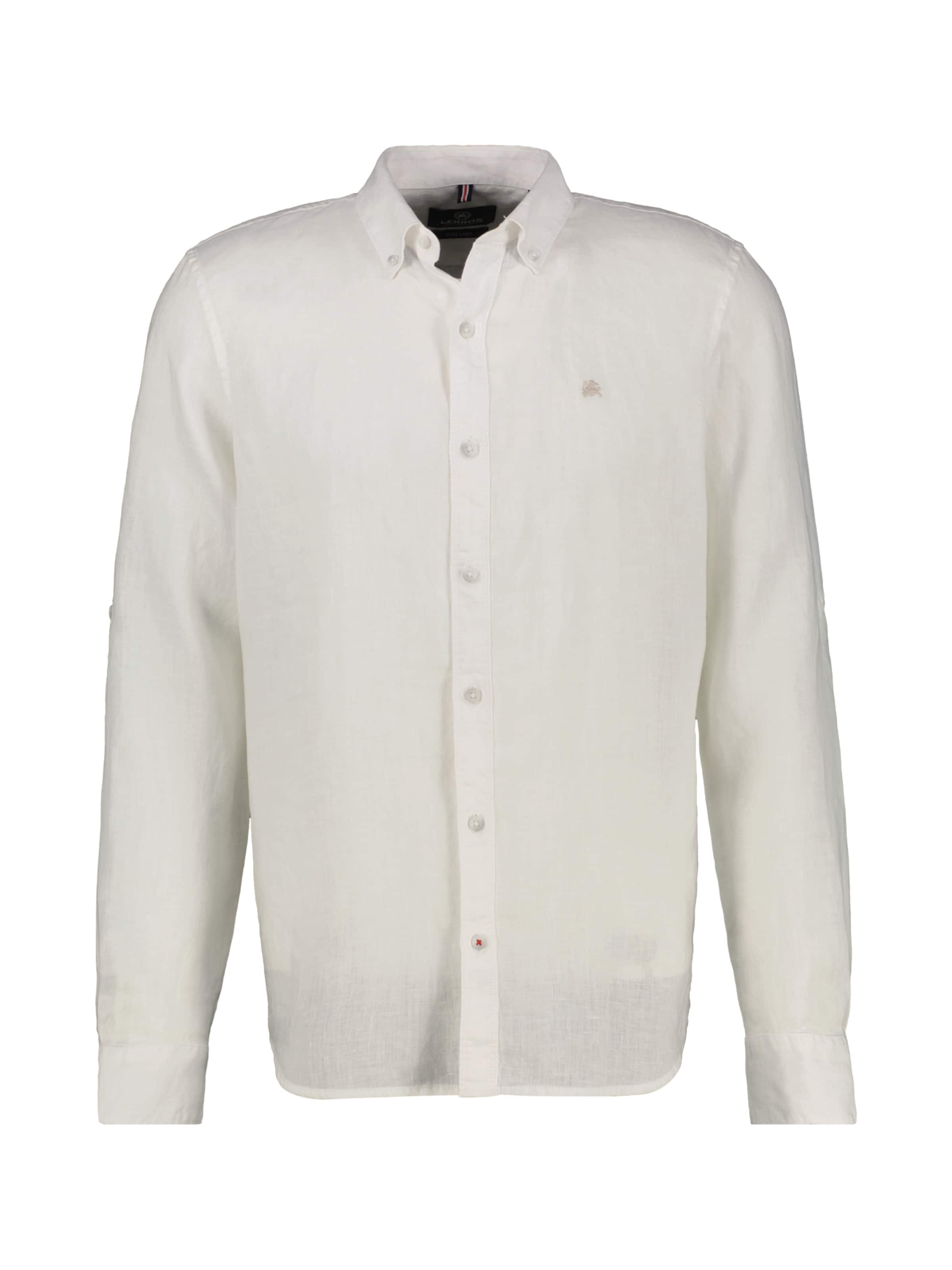 LERROS Regular fit Overhemd in Wit: voorkant