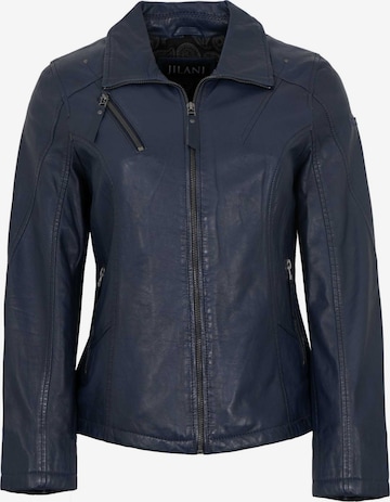 Jilani Between-Season Jacket 'Dalma' in Blue: front