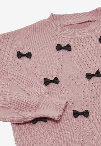 rožinė swirly Megztinis