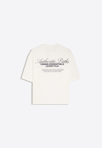 Bershka Paita värissä valkoinen