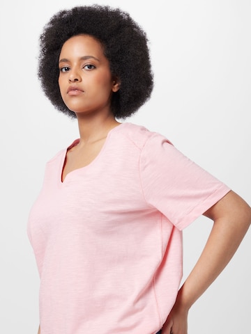 Esprit Curves T-shirt i rosa