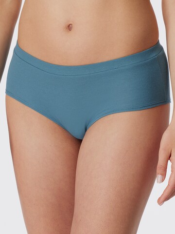 SCHIESSER Panty ' Feinripp - Pure Rib ' in Blau: predná strana