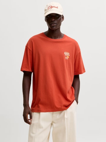 JACK & JONES T-Shirt in Orange