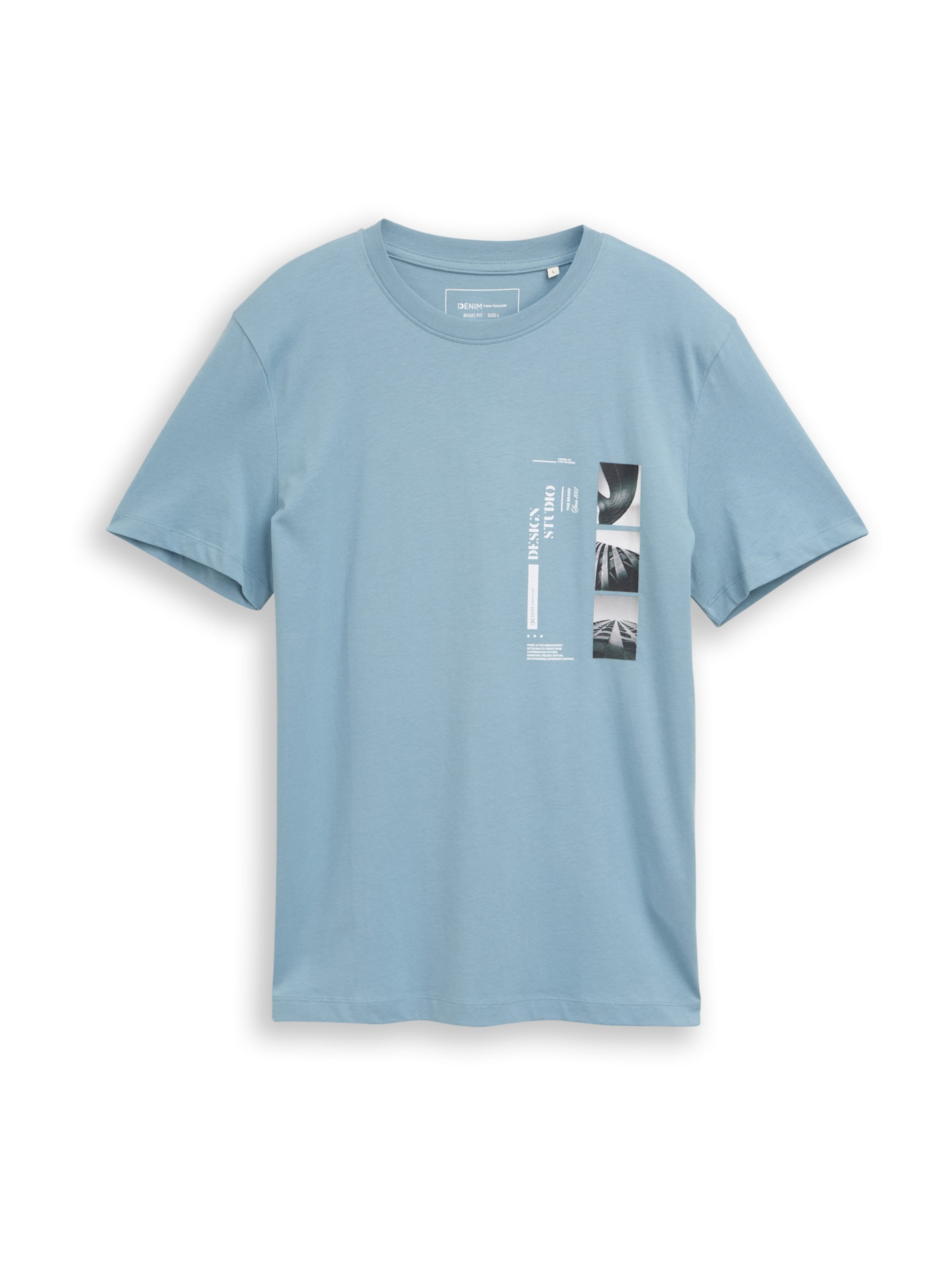 TOM TAILOR DENIM - Camiseta en azul: frente