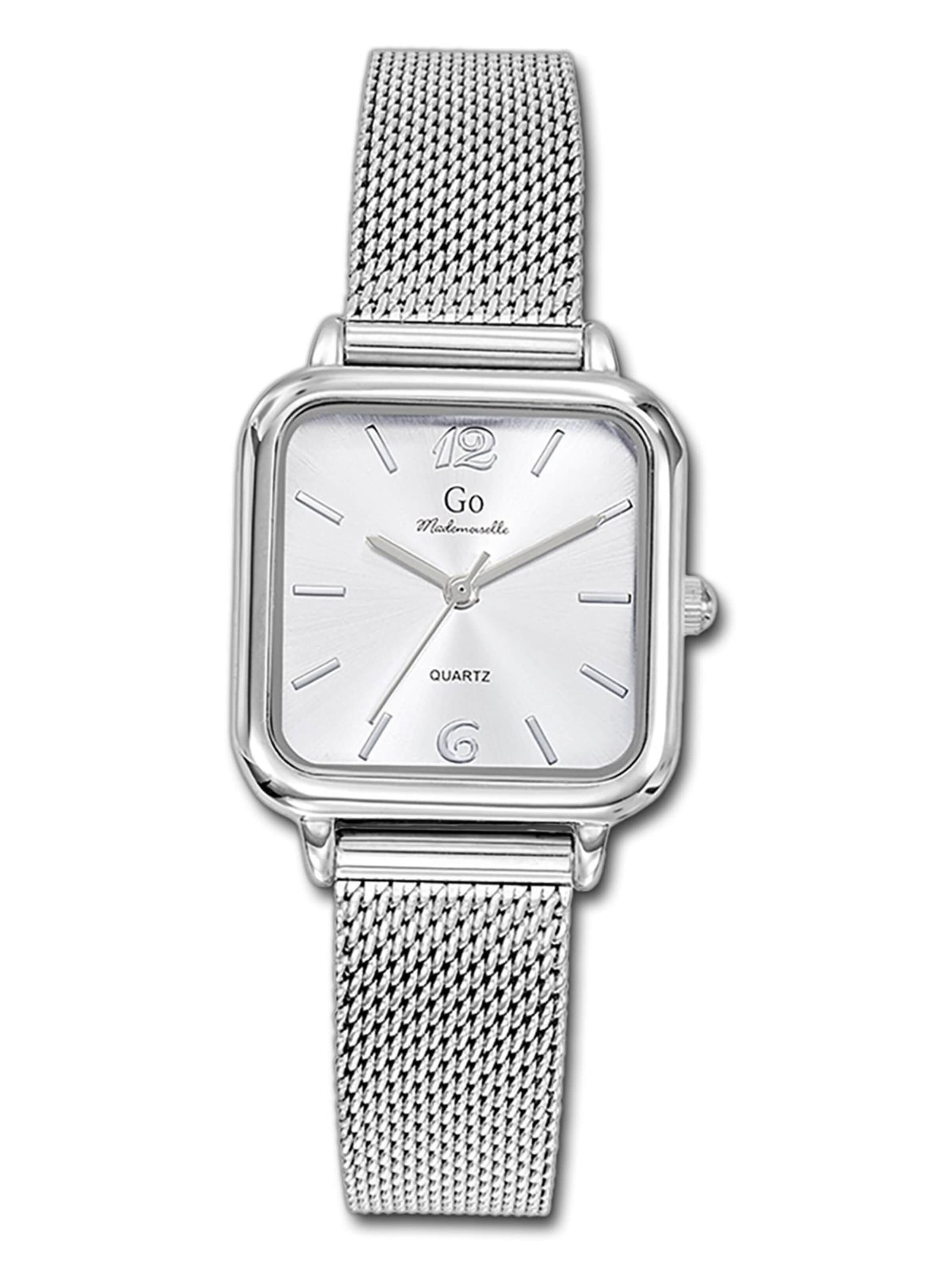 Montre à affichage analogique GO GirlOnly en argent : devant