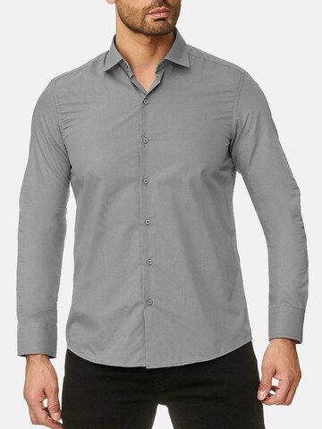 Reslad Button Up Shirt 'RS7002' in Grey: front