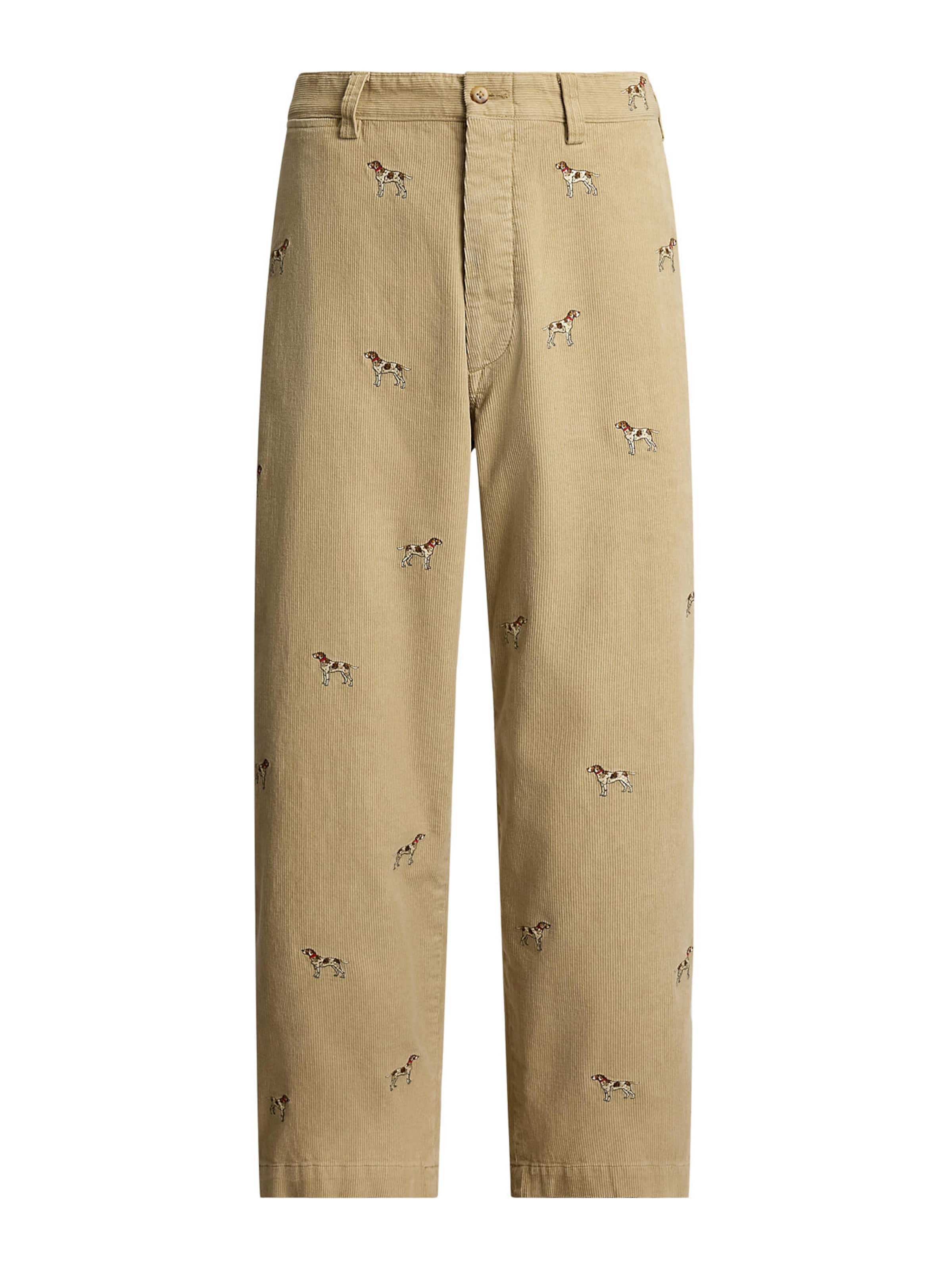 Polo Ralph Lauren Свободный крой Брюки-чинос в Бежевый: спереди