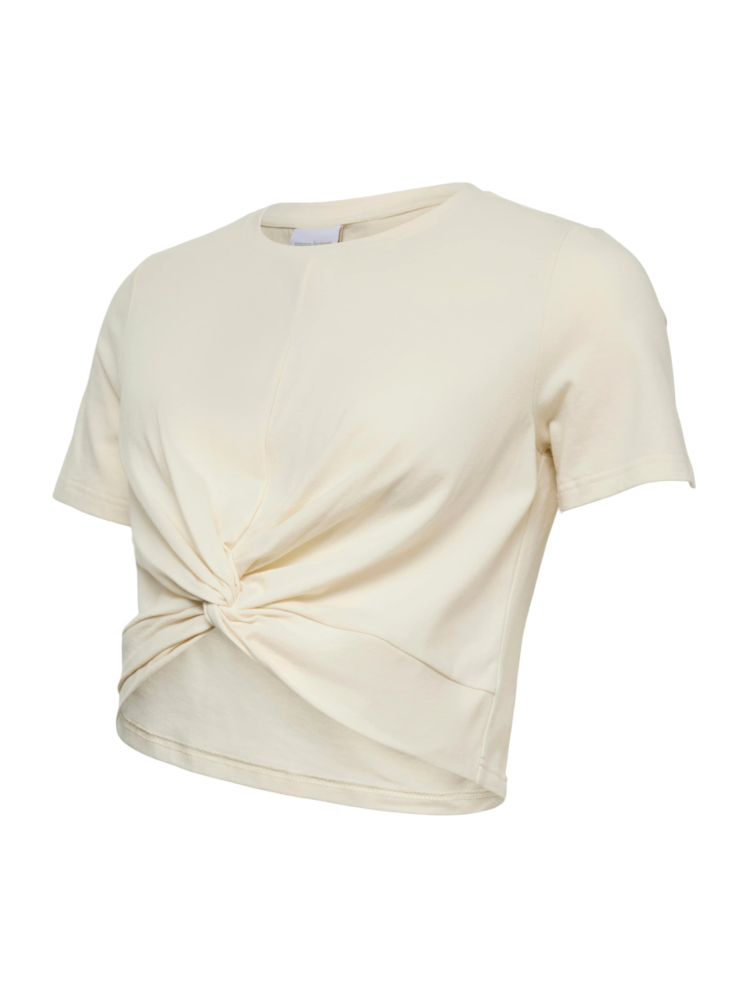 elefántcsont MAMALICIOUS Póló 'MLMAI', Termék nézet