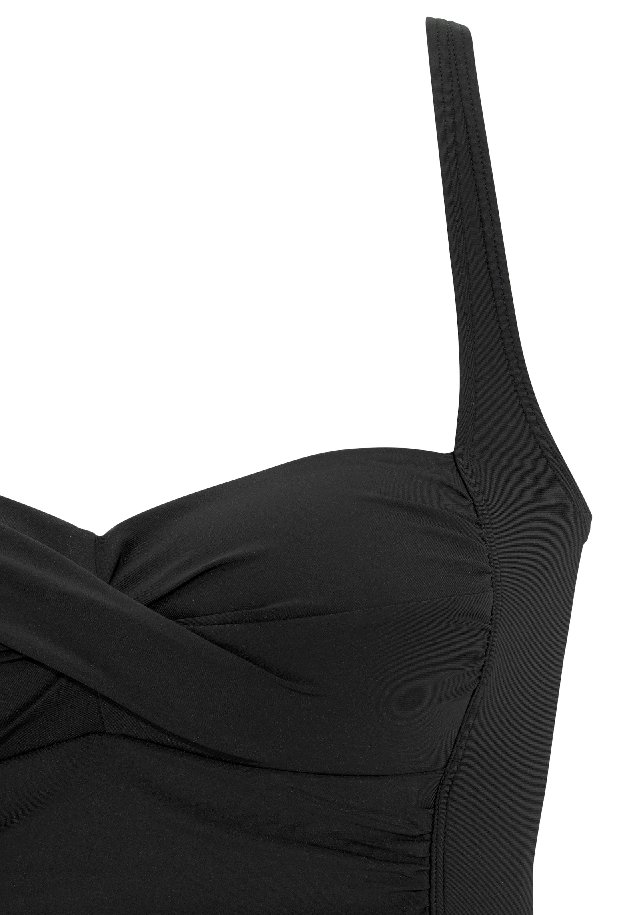 Balconnet Haut de tankini LASCANA en noir