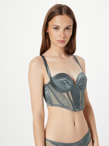 Bustino Reggiseno 'Nicole' di Hunkemöller in verde: frontale