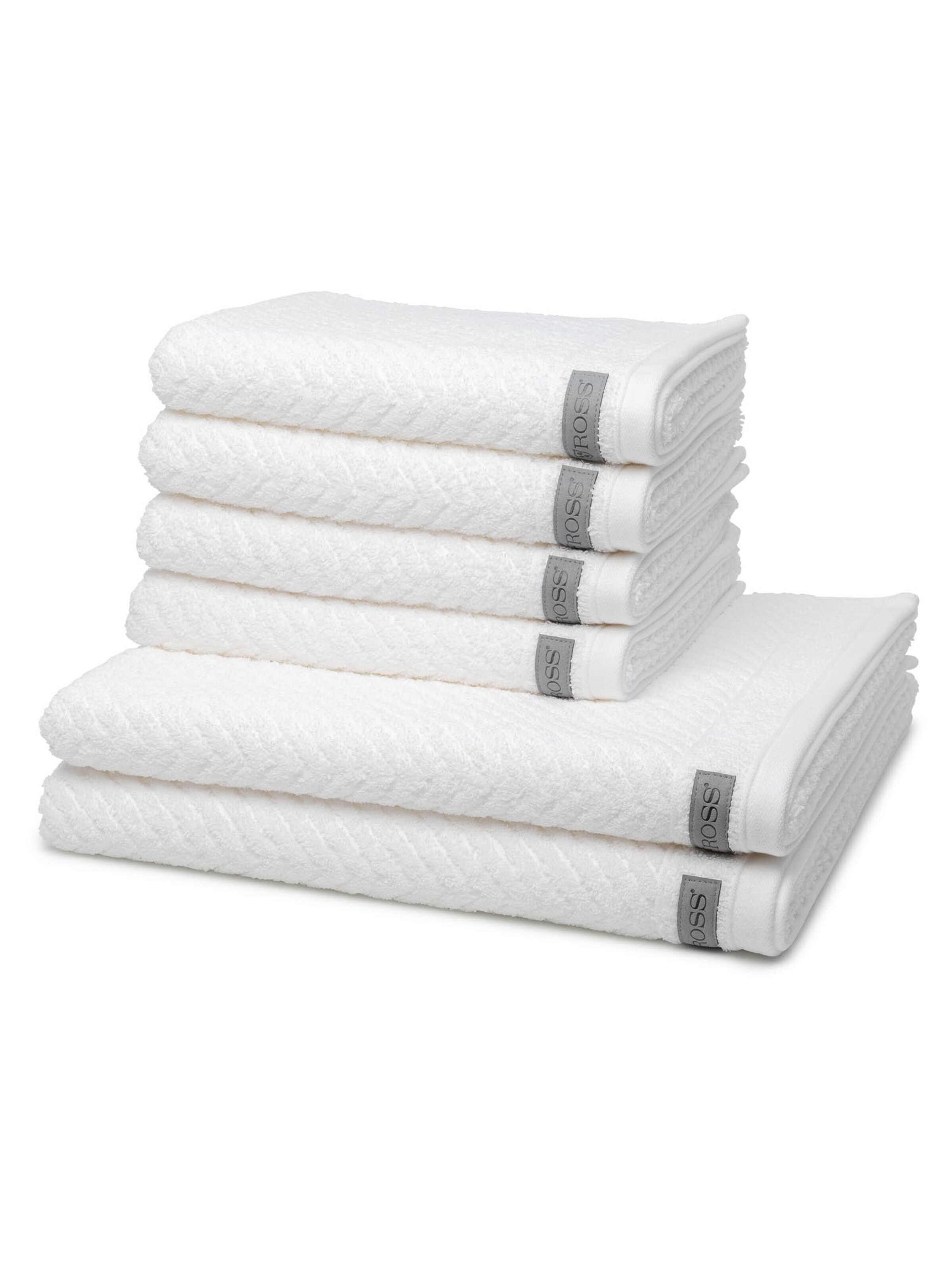 ROSS Towel 'Smart' in White: front