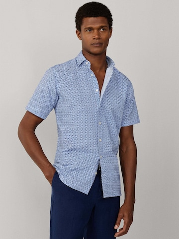 Hackett London Regular fit Button Up Shirt 'Clay' in Blue