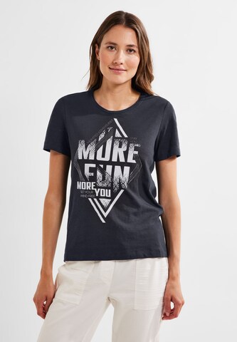 CECIL T-Shirt in Blau: Vorderseite