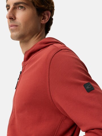 CAMEL ACTIVE Zip-Up Hoodie in Red