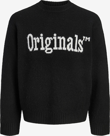 JACK & JONES Trui 'JORMONTREAL OLLIE' in Zwart: voorkant