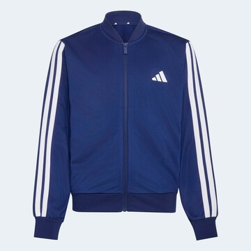 ADIDAS SPORTSWEAR Athletic Zip-Up Hoodie in Blue