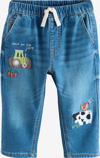 Next Farkut värissä ruskea / musta / musta denim / valkoinen, Tuotenäkymä