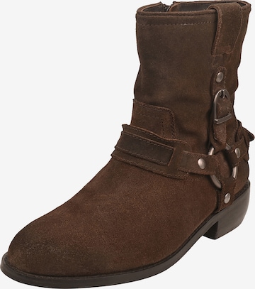 Crickit Stiefelette ' UNION ' in Braun: Vorderseite