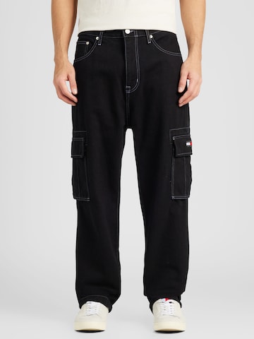 Loosefit Jeans cargo di Tommy Jeans in nero: frontale