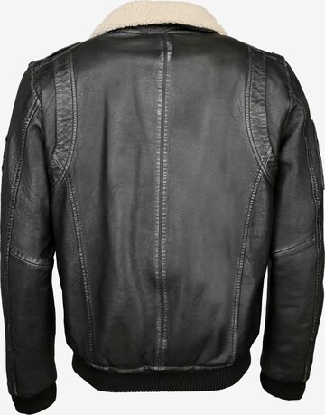 MUSTANG Lederjacke in Schwarz