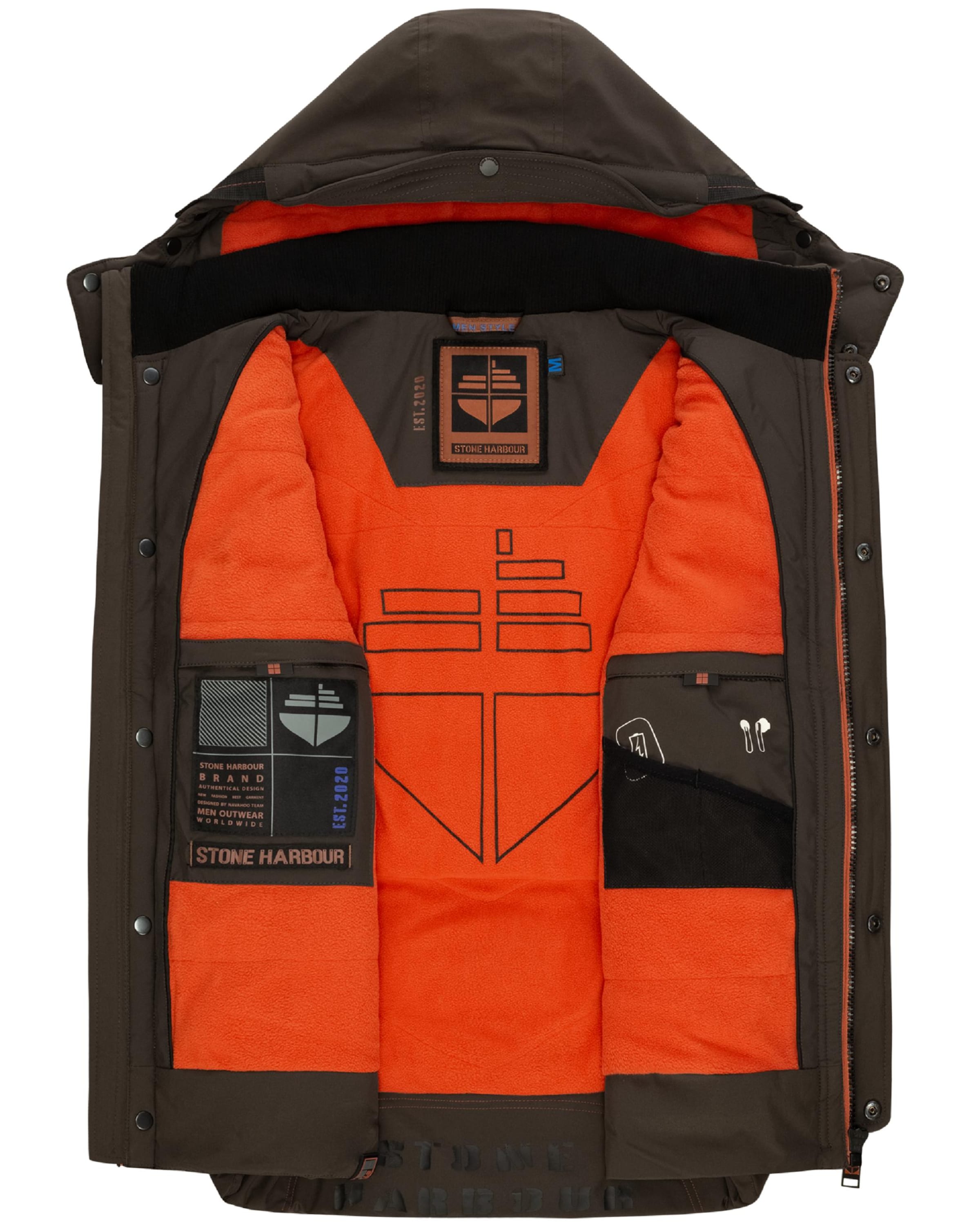 Gilet 'Egoor' di STONE HARBOUR in verde