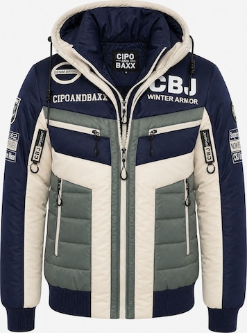 Veste d’hiver CIPO & BAXX en bleu : devant