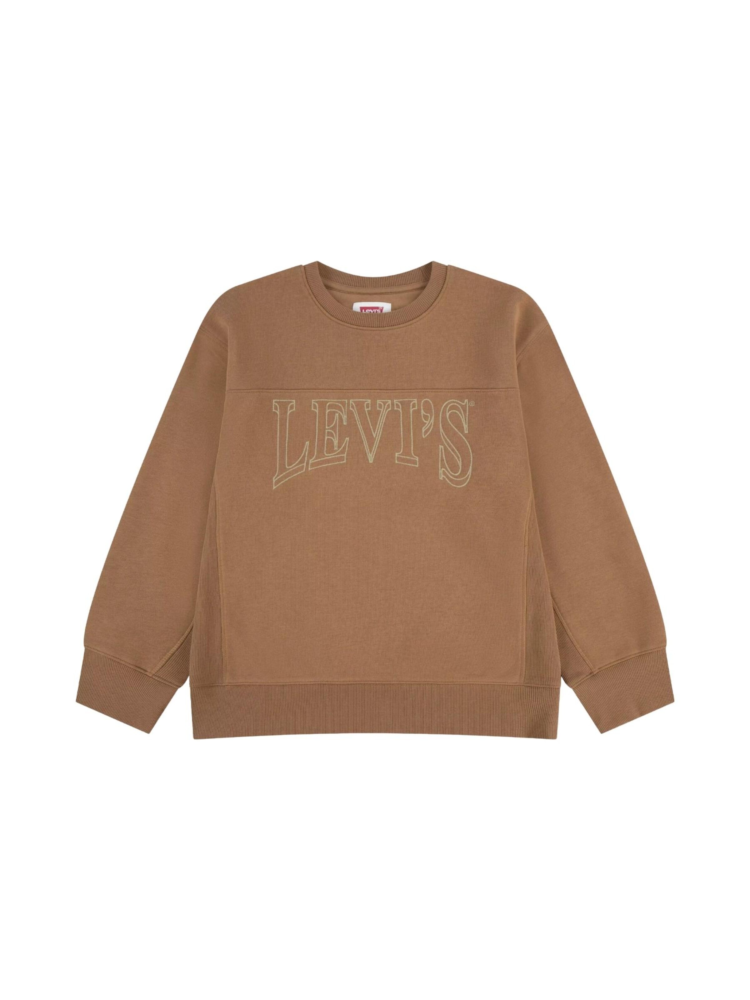 Levi's Kids Bluza w kolorze brązowy: przód