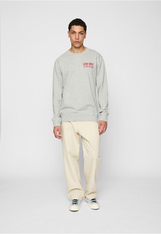 MT Men Sweatshirt 'Cash Only' in Grey