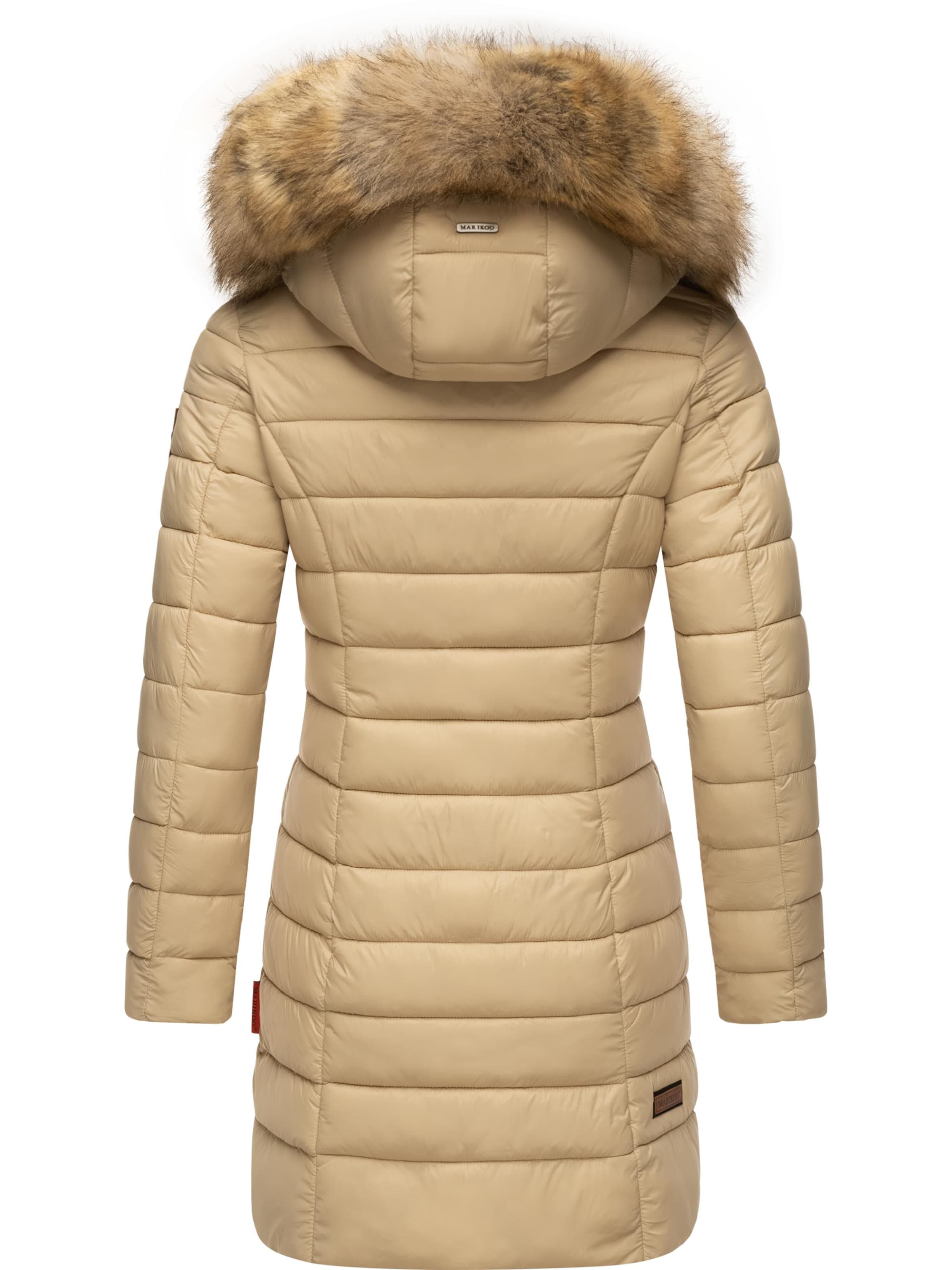 smėlio MARIKOO Žieminis paltas 'Rose'
