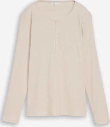 TOM TAILOR Shirt in Weiß: Vorderseite