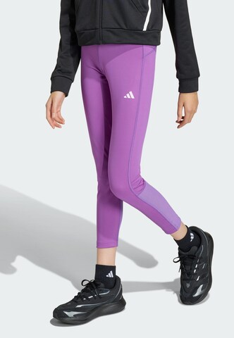ADIDAS SPORTSWEAR - Skinny Leggings en lila: frente