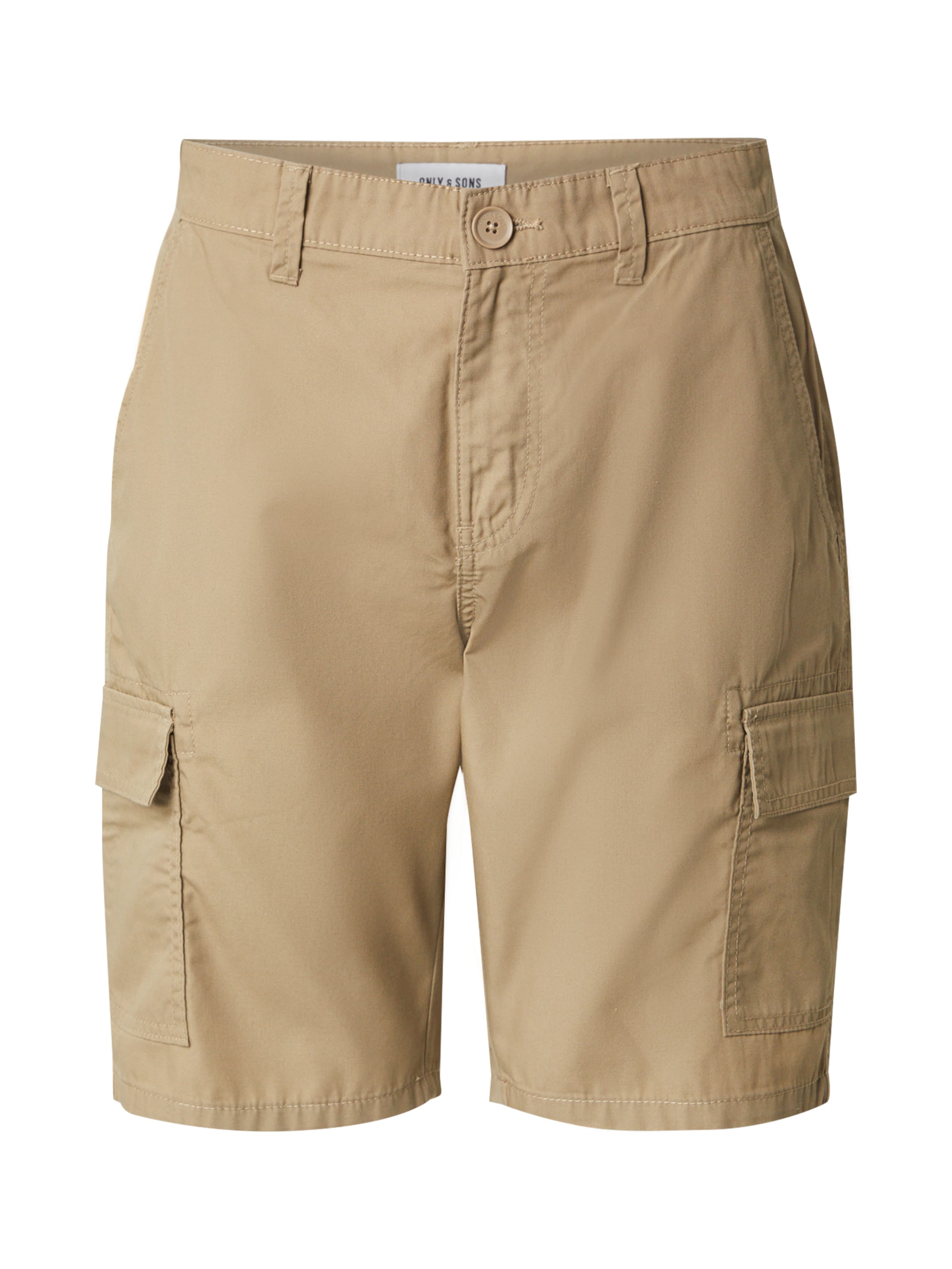 Only &amp; Sons Cargobroek &#x27;ONSTurin&#x27; in Beige: voorkant