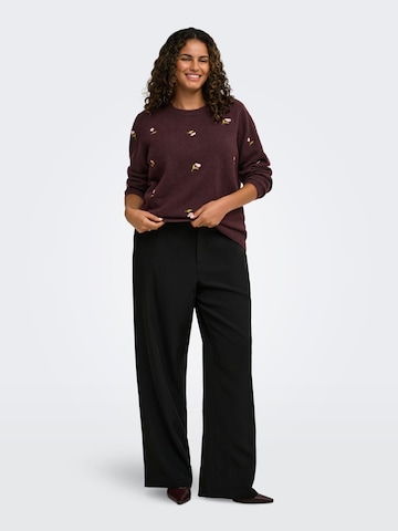ONLY Carmakoma Sweater in Brown